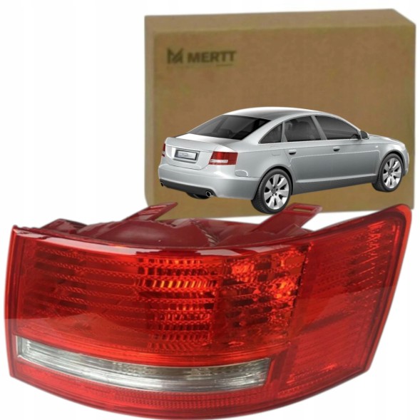 Mertt  New rear lamps p21w + py21w sedan set audi a6 c6 2004-2008 left right