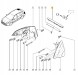Renault OE  Stop lamp laguna 3 combi tilting window original 265900003r