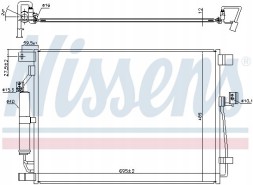 Nissens 940787 Air conditioning cooler - nissens 940787