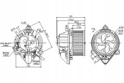 Nissens NIS87130/RS1 Blower fan nissens 95668814 + collision set #23