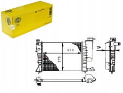 Hella Engine cooler hella 133045 1331cs 9633070580 + collision assistant #34
