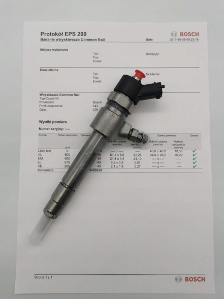 Bosch 0 445 110 183 Bosch injector fiat ford lancia opel