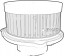 Denso  Blower air supply fan dea17014 denso