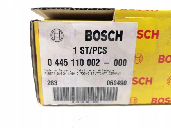 Bosch 0445110002, 0986435001, 46472233, 464629710, 464302102, 0000046472233, 95400103, 464 6297 10, 464 3021 02 , 71724116 Injector bosch fiat alfa lancia 1.9 2.4 jtd 0445110002
