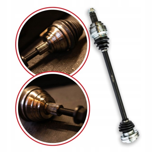 BRV  Half axle rear right left bmw 5 (e60 e61) 2.2 520 and manual new