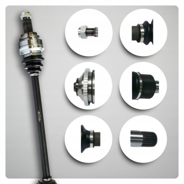 BRV  Half axle rear right left bmw 5 (e60 e61) 2.2 520 and manual new