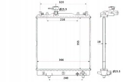 NRF 58353 (NRF) SZ2082 64204 Nrf engine cooler nrf 1770079f01 1770079f02 17