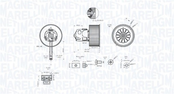 Magneti Marelli 069412344010 Magneti marelli 069412344010 indoor fan