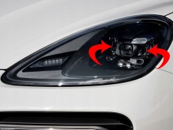 Vroomer VR-FIBMOD-CAYENNE-III-17-LED-R Module led board drl headlight lamp porsche cayenne iii 17-23 led right