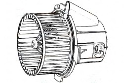 Behr Hella Service Citroen c4 04- peugeot 307 03- beh blower engine + driver's pack #2