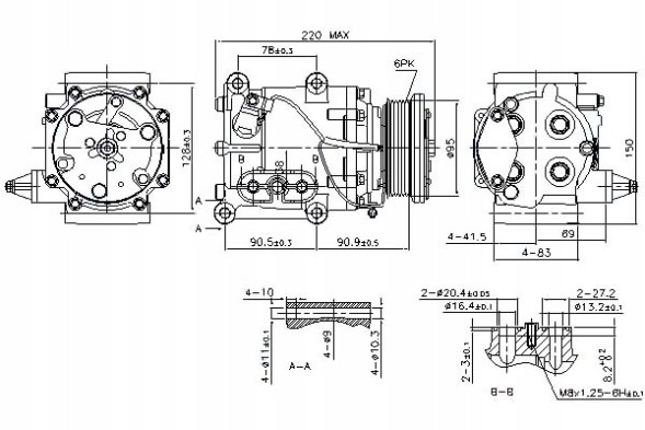 Nissens 89365/NIS Nissens air conditioning compressor ford cougar, fiesta + driver assistant #28