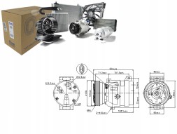 Nissens Nis89121 air conditioning compressor renault megane i, + driver assistant #33