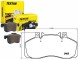 Textar 59570598 TEX Tex2983506 brake pads db front 609-811d vario/ you + driver assistant #33