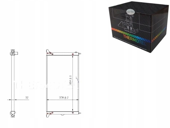 Thermotec THED7W032TT(iMOTO) Engine cooler ford galaxy seat alhambra vw sh + driver's essential #37