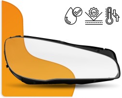 Auto Gamma KL-F46-20-R Lampshade glass for bmw ii active tourer f45 gran tourer f46 18-22 right