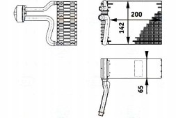 Behr Hella Service 1007170270 BRH Brh8fv 351 211-751 air conditioning evaporator behr hell + driver assistant #33
