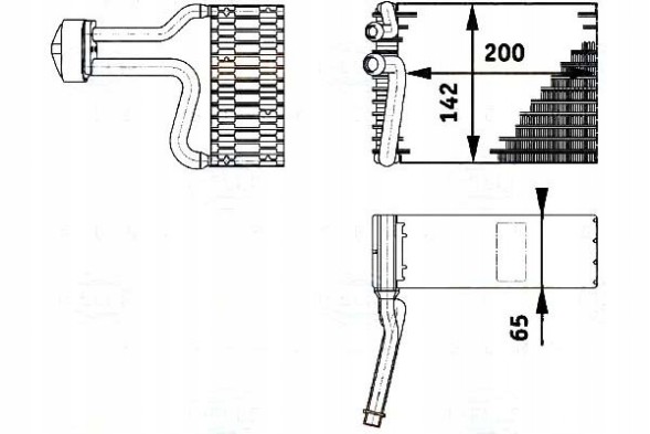 Behr Hella Service 1007170270 BRH Brh8fv 351 211-751 air conditioning evaporator behr hell + driver assistant #33