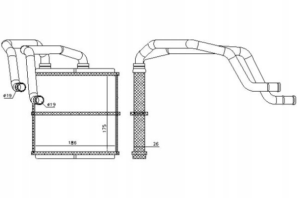 Nissens  Nissan qashqai i 1.6/2.0 02.07-04.14 n heater