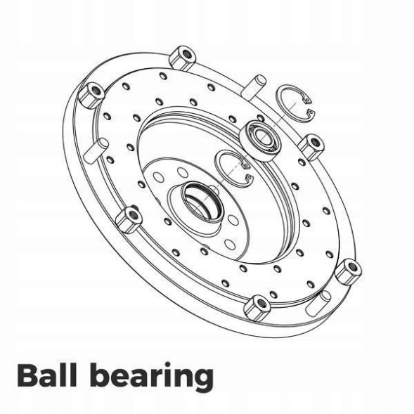 Turboworks PM-KZ-003 Flywheel v8 uz 1uz 3uz bmw m50 s50 m52 s52 m54 s54 m57 240mm