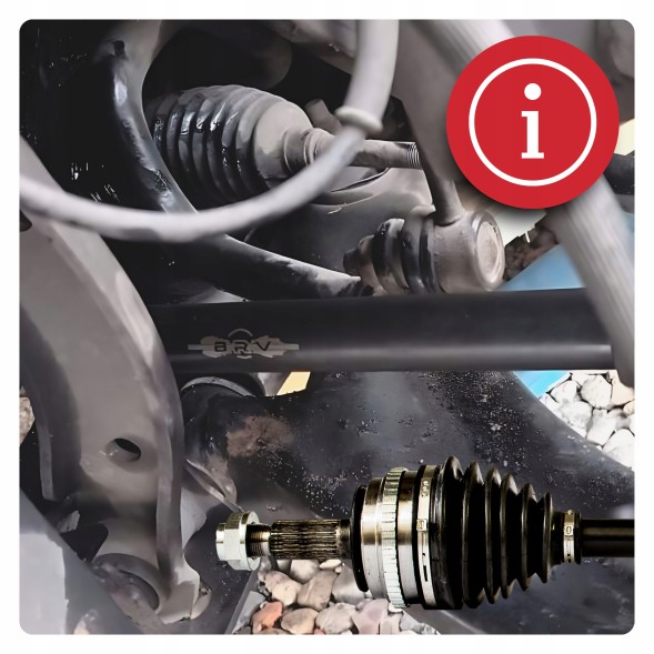 BRV  Half axle front left honda cr-v crv i (rd) 2.0 16v new