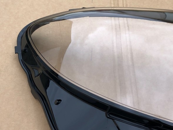 WOLLER  Headlight housings led shades left right front for mercedes e w213 beforelift