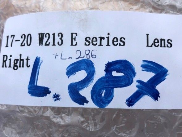 WOLLER  Headlight housings led shades left right front for mercedes e w213 beforelift