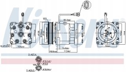 Nissens NIS 89083 Air conditioning compressor - nissens 89083