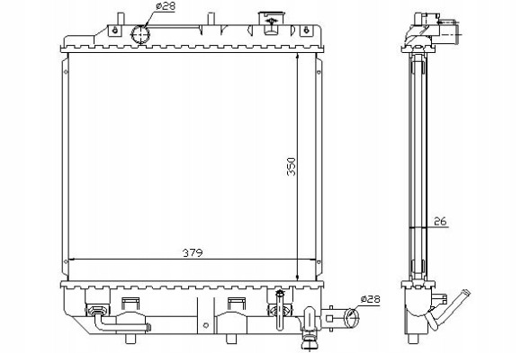 Nissens PRO/62459 NIS Engine cooler mazda demio 1.3/1.5 08.98-07.03 + collision assistant #34