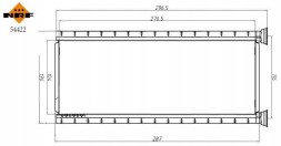 NRF 54422 Nrf 54422 heat exchanger, interior heating