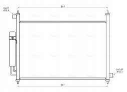 AVA Quality cooling HD5338D Condenser, air conditioning ava quality cooling hd5338d