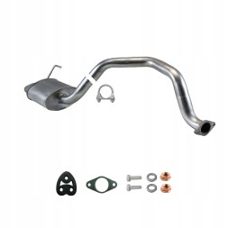 CHINA ZEST.57.007E End muffler ssangyung kyron 02/06-03/12 2.0 xdi