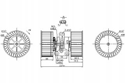 Nissens 86217840 NIS Nis87114 blower bmw 5 (e39), x5 (e53) + driver assistant #33