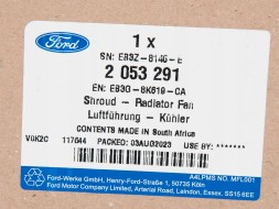 Ford OE EB3G-8K619-CA Radiator fan cover ranger 12- 3.2 tdci