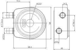 Nissens PRO/90697 NIS Volvo 440 k 460 s40 and v40 dacia so oil cooler + collision assistant #34