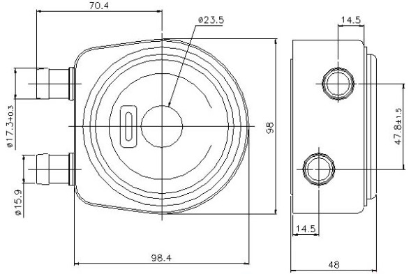 Nissens PRO/90697 NIS Volvo 440 k 460 s40 and v40 dacia so oil cooler + collision assistant #34