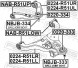 Febest 0224-R51LL Control arm 0224-r51ll febest nissan navara