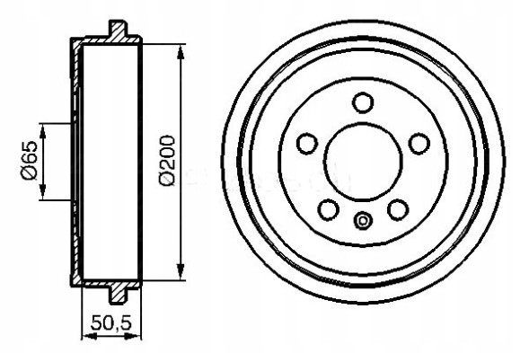 Bosch PRO/0 986 477 133 BOS Brake drums vw rear a2 cordoba bosch + collision assistant #34