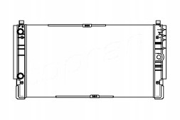 Topran TOP113 326(iMOTO) Cooler vw t4 2,4 2,5d 90- topran + driver's essential #37