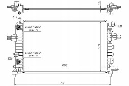 Nissens NIS63027A(iMOTO) Engine cooler opel astra h astra h classic as + driver's essential #37
