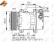 NRF 32244 Air conditioning compressor nrf