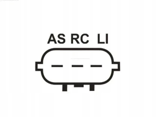 AS-PL  Alternator a6175 as-pl jaguar s-type ii (x200)