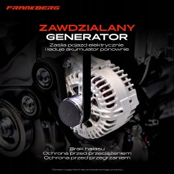 Frankberg  Frankberg alternator 140 a for vw golf 5 passat polo audi a1 a3 a4 seat
