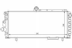 Nissens PRO/60010 NIS Alfa romeo 33 1.2-1.7 05.83-12.9 engine cooler + collision assistant #34
