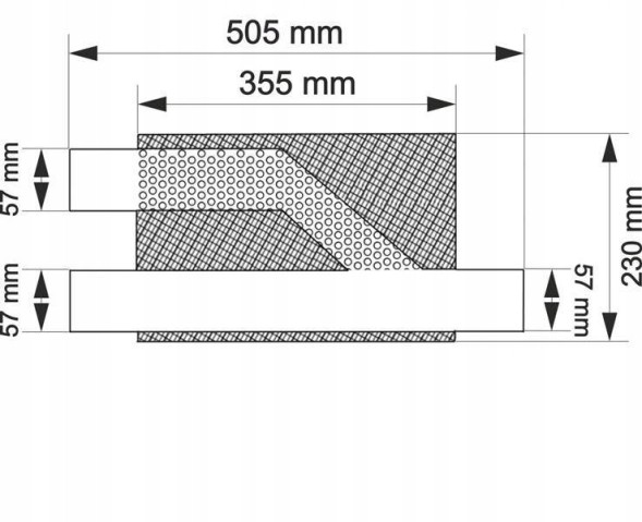 Turboworks 5903713143543 Silencer for throttles turboworks 57mm 304ss