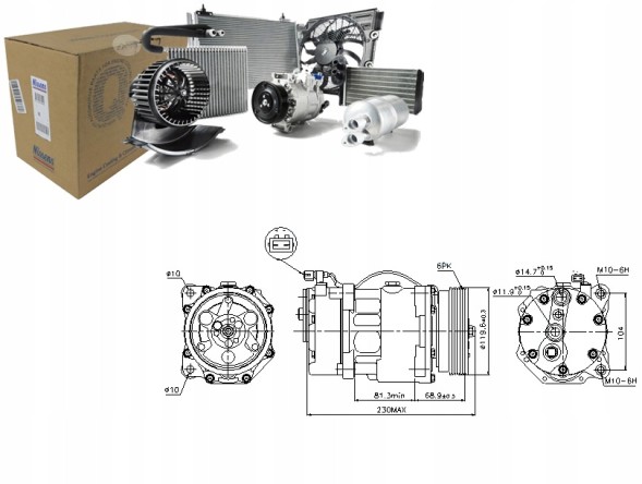 Nissens  Nis89040 air conditioning compressor ford galaxy + driver assistant #33