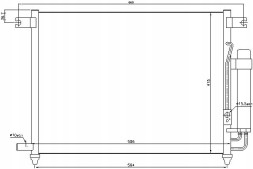 Nissens 94641/NIS Nissens air conditioning cooler (with dehumidifier) chev + driver assistant #28