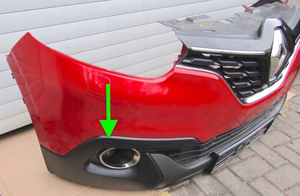 CHINA 253C23827R 286969949R 286978111R lewy prawy kosz uchwyt czujnika skrajne skrajny bok HALOGEN kratka parkowania plastik uchwyt boczny przód przednie Renault kadjar bumper basket sensor mount left right front grille