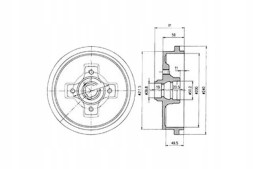 Delphi BF310/DEL Delphi brake drums rear audi 80, coupe + driver assistant #28