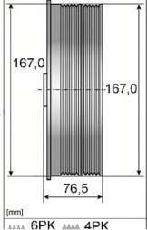 Continental VD1120 Bmw 3 (e46) 318 d pulley continental vd1120