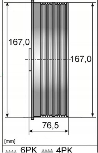 Continental VD1120 Bmw 3 (e46) 318 d pulley continental vd1120